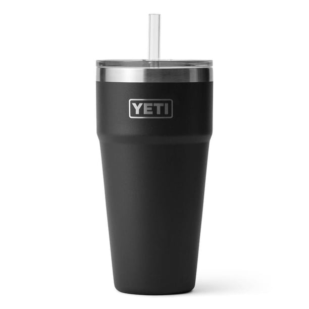Yeti Rambler 26 OZ Cup con Straw lid - Negro YETI Rambler 26 OZ Cup con Straw lid - Negro (768 ml)