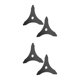 thumbnail image 2 of Scienceny Reemplazo de 2 piezas de hojas de sierra triangulares de metal - Fácil instalación Piezas de cortacésped de alta adaptabilidad negro 2PCS 2piezas, 2 of 6