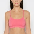 thumbnail image 1 of Brassière à Encolure Dégagée en Coton, Rose Vif, 1 of 5