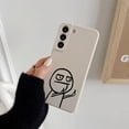 thumbnail image 3 of Funny Middle Finger Cute Man Liquid Silicon Case For Samsung Galaxy S24 S23 S22 Ultra S21 S20 FE S10 S24 Plus Luxury Phone Cover, 3 of 5