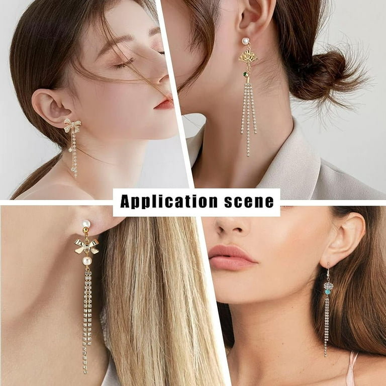 1Box Box 24Pcs Style Chain Earring Findings Drop Earring