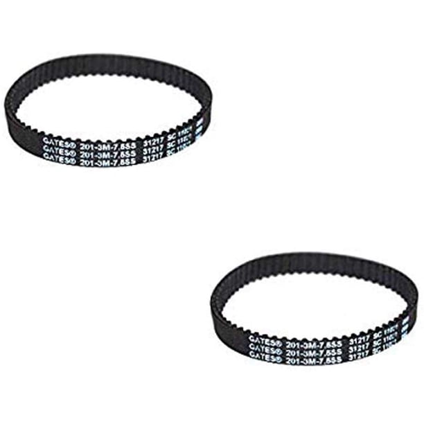 (2) Vacuum Geared Belt for Bissell Proheat 2X Revolution, 2007, 2000P