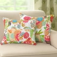 thumbnail image 6 of Lewi King Pillow Sham, 20 x 36, Bright Colorful Floral Pattern, Cotton, 6 of 6