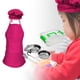 thumbnail image 3 of Los juguetes de cocina incluyen utensilios de cocina, delantal y gorro de chef, ollas y sartenes. Rosa roja, 3 of 6