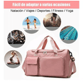 thumbnail image 3 of Maleta Mochila Gym Deportiva Fitness Bag de Viaje MALUBERO Rosa, 3 of 5