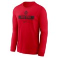 thumbnail image 2 of Men's Nike Scarlet Ohio State Buckeyes 2024 Sideline Legend Performance Long Sleeve T-Shirt, 2 of 3