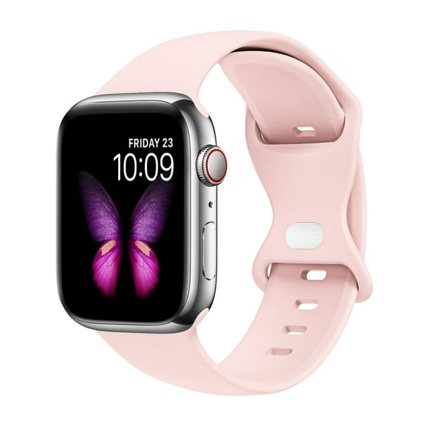 Tighesen Bandas Deportivas Compatibles Con Apple Watch Band Ultra 2/Ultra Se Series 9/8/7/6/5/4/3/2/1 38 Mm 40 Mm 41 Mm 42 Mm 44 Mm 45 Mm 49 Mm S/M M/L Para Mujeres/Hombres Correa De Silicona Para Iwa