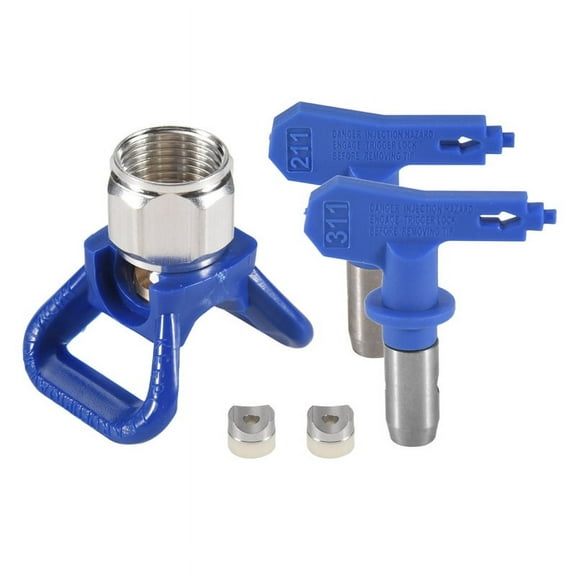 3 Pieces Tips Airless Paint Sprayer Tip Guard Nozzle Seat Replacement for Nozzle(211,311)