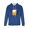 thumbnail image 5 of JUSLIO Plus Size Hoodies for Men Hooded Graphic Sweatshirts Drawstring Everyday Long Sleeve Pullover Sweatshirts, 5 of 5