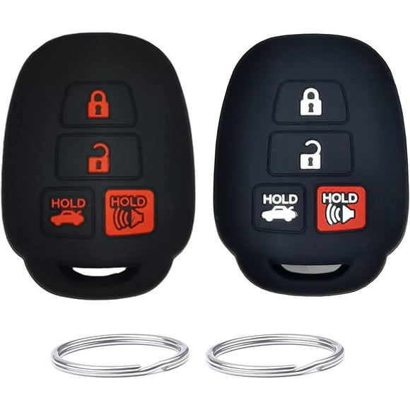 REPROTECTING Silicone Rubber Key Fob Cover Compatible with 2009-2019 Toyota Scion FR-S tC Avalon Camry Corolla iM
