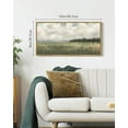 thumbnail image 5 of Drsoum Vintage Landscape Wall Art Abstract Meadow Field Wall Prints Classic Retro Farmhouse Rustic Decorations for Living Room Bedroom 8x16in Natural Framed, 5 of 6