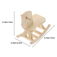 thumbnail image 2 of FONDOTIN 2PCS Construction Toys DIY Design Wood Model Kit Khaki for Families Safe Material for Home Use, 2 of 8