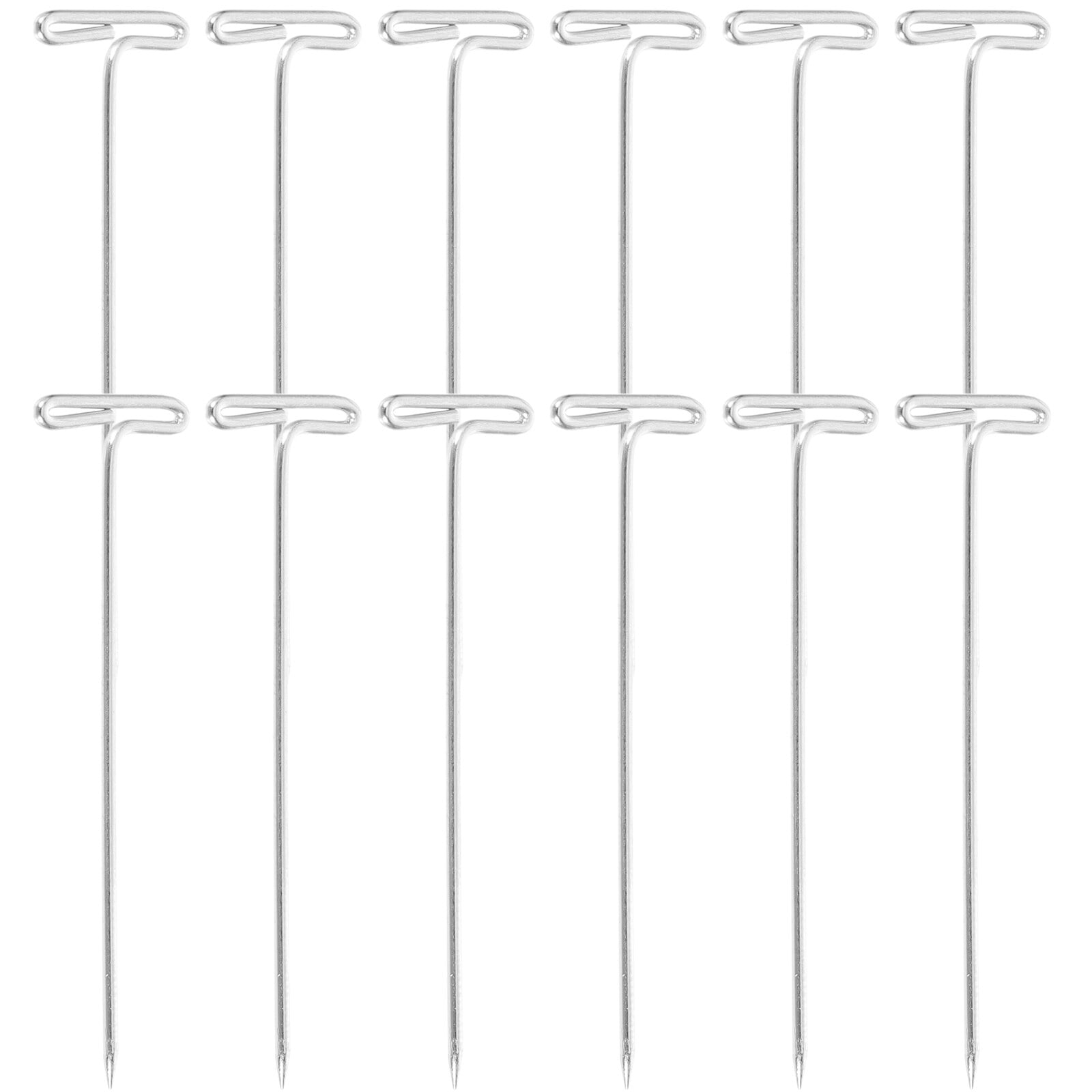 100pcs Tpins Blocking Knitting Pins Wig Pins T Pins for Wigs Making