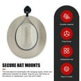 thumbnail image 3 of 1PC Cowboy Hat Mounts, Cowboy Hat Holder Rack for Truck SUV Car, Hat Holder for Truck Seat Car, 3 of 7