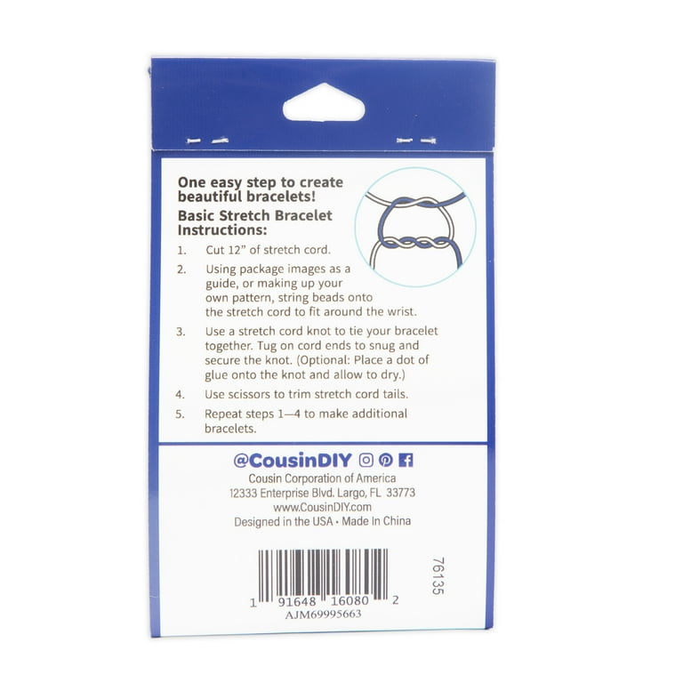 12 in. Easy Stretch Cord in Blue (4-Pack) 12 in. Easy Stretch Cord in Blue (4-Pack)