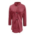 thumbnail image 4 of Essentials Women's Jacket Elegant Stand Collar Singel Wool Solid Trendy Outwears 2025 Red, 4 of 4