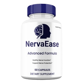 NervaEase Capsules, Advanced Maximum Strength Pills Cognitive and Brain, Nerva Ease Supplement for Clarity and Focus&nbsp;(1 Pack)