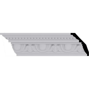 4"H x 2 3/8"P x 4 5/8"F x 94 1/2"L Edinburgh Crown Moulding