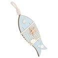 thumbnail image 4 of Wood Fish Hanging Decor, Nautical Style Natural Pinewood Nautical Fish Decor Strong Durable  For Home, 4 of 8