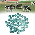 thumbnail image 1 of Marking Tag, Round Labels Numbered Tag Durable with 50pcs for Various Livestock Inbeekeeping Animal Husbandry 1-50,51-100, 1 of 7