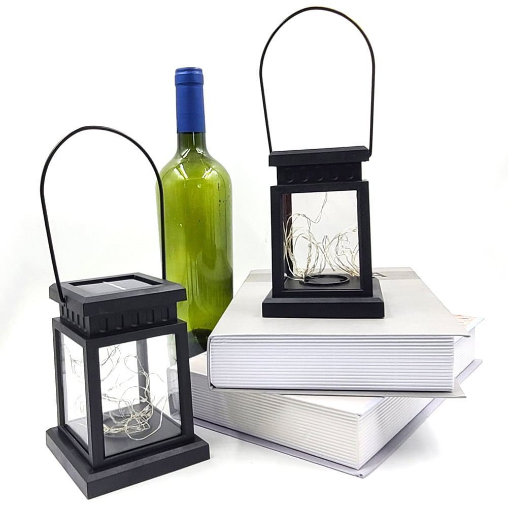 Wine Bottle LED Solar Powered Sense Light Outdoor Hanging Garden Lamp Yard Decor 