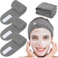 thumbnail image 1 of 4 Pcs Spa Facial Elastic Makeup Headband, 1 of 1