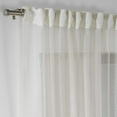 thumbnail image 4 of 3S Brother's Cream Lace Sheers Dots Pattern Curtains Extra Long Set of 2 Panels Rod Pocket & Back Tab Home Décor Window Custom Made Drapes 10-30 Ft. Long -Made in Turkey Each Panel (52"W x 264"L), 4 of 5