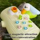 thumbnail image 4 of Juguete magnético para alimentar pájaros carpinteros para niños pequeños, juego de motricidad fina para el aprendizaje temprano, con imán potente para atrapar pájaros y gusanos., 4 of 5