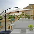 thumbnail image 2 of Abble 10' Cantilever Umbrella Tan, 2 of 8