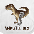 thumbnail image 4 of Inktastic Limb Loss Awareness Amputee Rex with Prosthetic Leg Boys or Girls Baby Bib, 4 of 4
