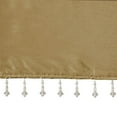 thumbnail image 1 of Madison Park 100% Polyester Twisted Tab Valance with Beads 50x26/Bronze, 1 of 7