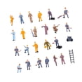thumbnail image 1 of 25 figuras de trabajadores a escala 1:87, mini trenes, kit de construcción de colección arquitectónica para decoración de casas de muñecas y, 1 of 9