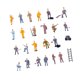 thumbnail image 1 of 25 figuras de trabajadores a escala 1:87, mini trenes, kit de construcción de colección arquitectónica para decoración de casas de muñecas y, 1 of 9