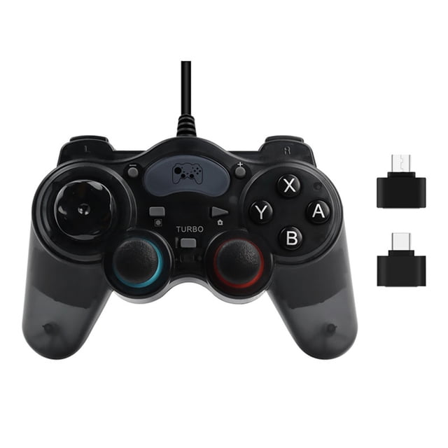 Ygjytge Controlador Juegos Con Cable Plástico 7 en 1 para Gamepads Consola PS3/PS4/Switch/PC