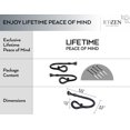 thumbnail image 4 of Cortinas RTZEN decorativas de metal forjado, 2 unidades, 4 of 6