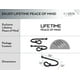 thumbnail image 4 of Cortinas RTZEN decorativas de metal forjado, 2 unidades, 4 of 6