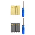 thumbnail image 1 of Cobre Aglets Footful Zapato Cordones Consejos DIY Tornillo 8pcs Dorado Negro, 1 of 8