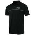 thumbnail image 2 of Men's Levelwear Black Chicago Cubs Sector Raglan Polo, 2 of 4