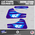 thumbnail image 4 of Kalair GFX Graphics Kit for Suzuki LTZ400 (2003-2008) Lethal Series, 4 of 5