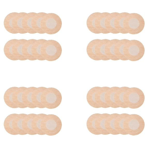 TELOLY Nipple Covers 40Pcs Invisible Breast Pasties for Soft Breathable Breast Petals for Women