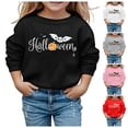 thumbnail image 5 of Angala Boys Sweatshirt for Halloween Letter Graphic Hoodie Crew Neck Winter Boy Warm Pullover Comfortable Festival Wear, 5 of 5