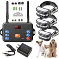 thumbnail image 1 of Valla para perros inalámbrica y collar de entrenamiento para exteriores 2 en 1, valla para perros segura y eficaz con vibración/descarga eléctrica, control de alcance ajustable,, 1 of 9
