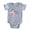 Heather Gray, variant on - Retro Bling_New - Cute Infant Baby Football Bodysuit