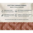 thumbnail image 5 of Soimoi Cotton Canvas Fabric By 5 Yard | Printed Polka Dots Pattern in Brown | 56 Inch Wide | Medium Weight, Durable Material for Upholstery, Bags, Curtains & Crafts, 5 of 7