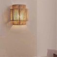 thumbnail image 4 of Japanese Wabi-Sabi Retro Rattan Weaving Wall Lamp LED Wall Sconces, 4 of 4