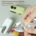 thumbnail image 2 of Portable Mini Sealing Machine 2 In1 Heat Sealer for Snacks Home Use Rechargeable Vacuum Sealer Snack Plastic Heat Sealer, 2 of 5