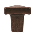thumbnail image 3 of Amerock Bp4429 Forgings 1-1/8" Square Cabinet Knob - Bronze, 3 of 5
