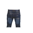 thumbnail image 6 of Skylinewears Mens Ripped Jeans Skinny Destroyed Biker Slim Fit Straight Fashion Stretch Biker Zipper Jeans, 6 of 7
