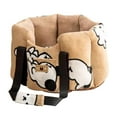 thumbnail image 1 of Asiento de coche para perros Cama para vehículo Nido para perros Suministros para mascotas Casa para mascotas Transportín de viaje para mascotas Cama marrón, 1 of 10