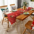 thumbnail image 4 of LSLJS Christmas Holiday Decoration Table Runner Seasonals Winter Red Kitchen Table Decoration Suitable for Restaurant Party Decoration Dirtproof Table Runner Christmas Decorations, 4 of 6
